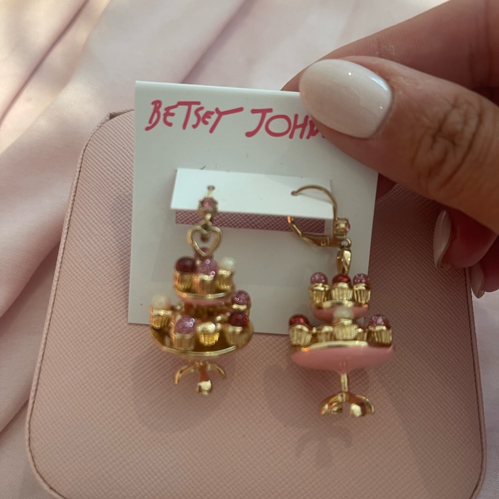 Betsey Johnson cake Earrings